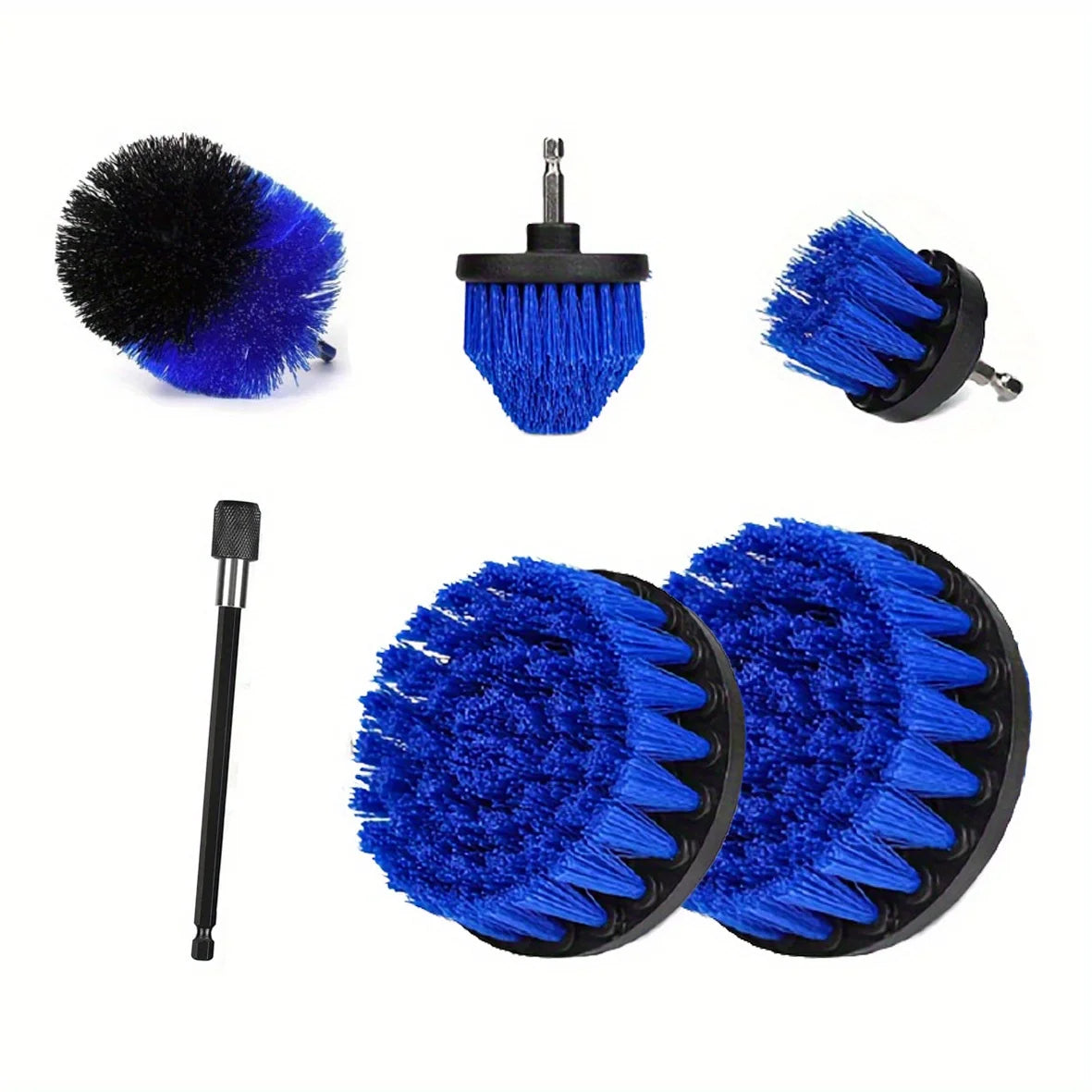 6 Pcs Drill Cleaning Brush Attachment Set - Cozy Living