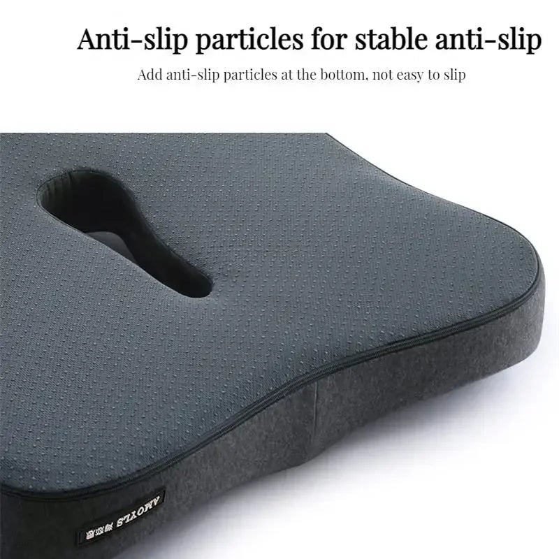 Ultimate Comfort with Ergonomic Memory Foam Seat Cushion & Lumbar Support Pillow - Cozy Living