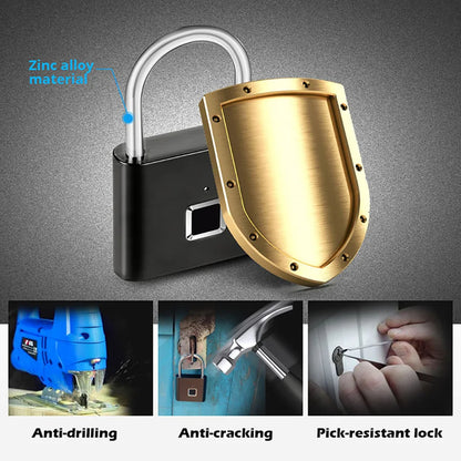 Keyless Smart USB Charging Fingerprint Lock - Cozy Living