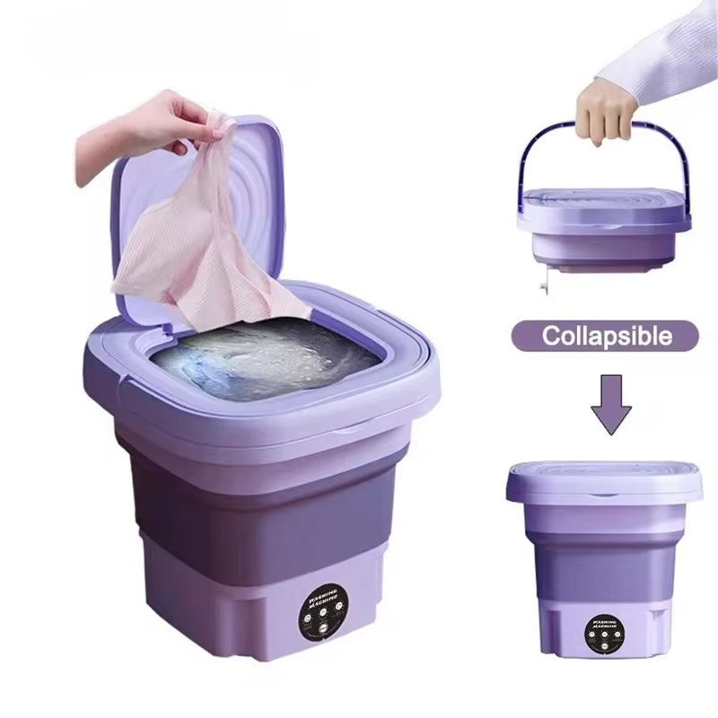 Mini Portable Folding Washing Machine - Cozy Living