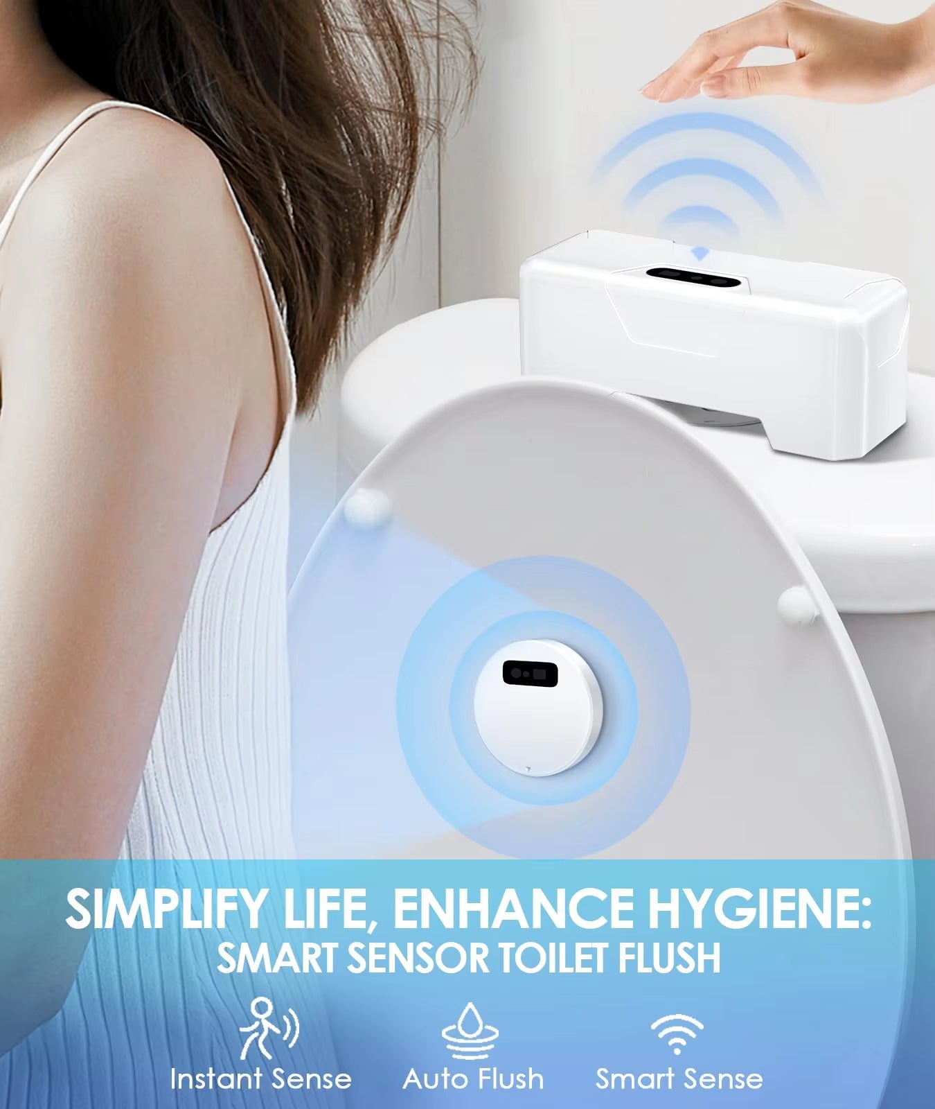 Automatic Smart Toilet Flusher - Cozy Living