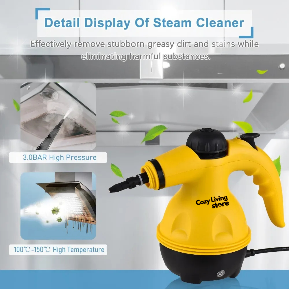 CozyLiving™ High Temperature Steam Cleaner - Cozy Living