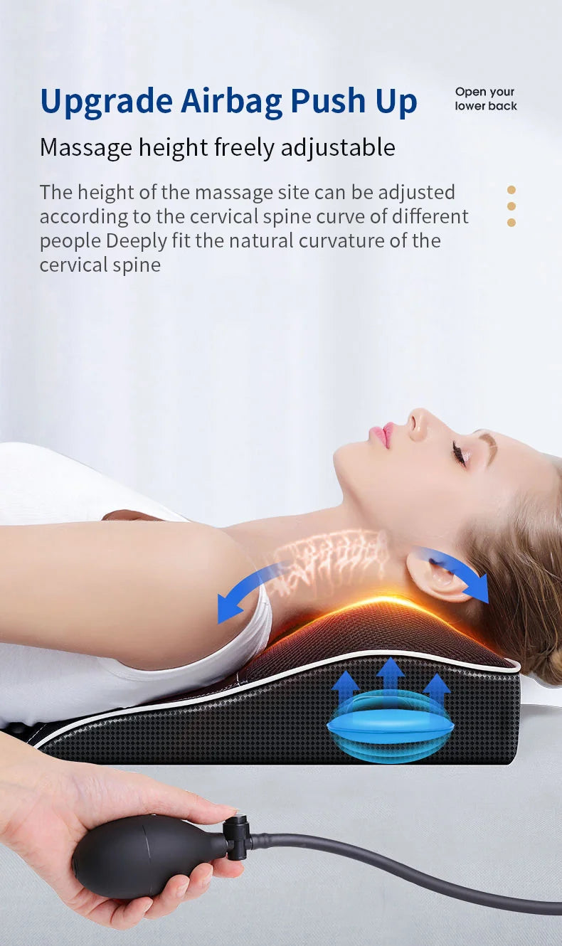 Electric Shiatsu Head Neck Cervical Ttraction Body Massager - Cozy Living