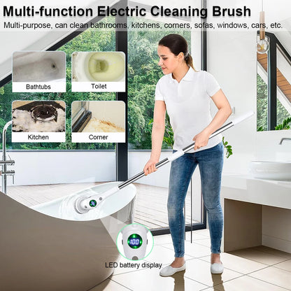 8-in-1 Electric Cleaning Brush - Cozy Living