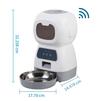 CozyLiving™ Automatic Pet Feeder with Timer and Stainless Steel Bowl for Cats and Dogs - Cozy Living