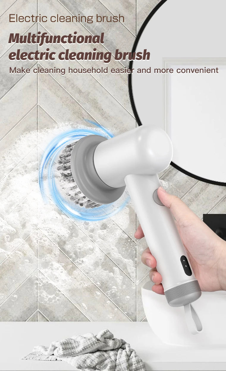 5 in 1 Electric Cleaning Brush - Cozy Living