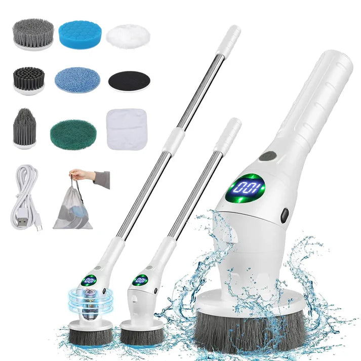 8-in-1 Electric Cleaning Brush - Cozy Living