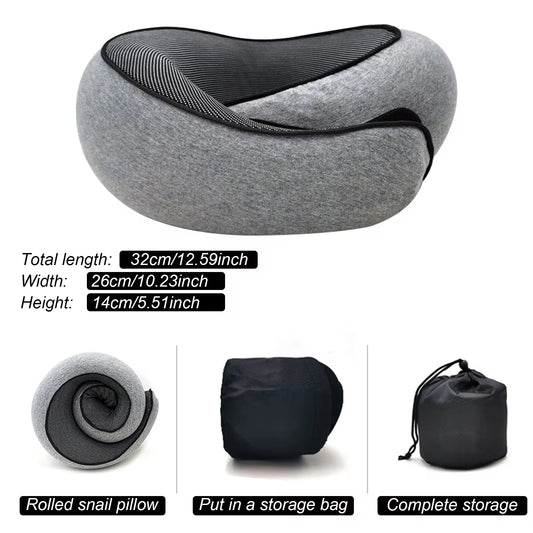 U-shaped Memory Foam Neck Pillow - Cozy Living